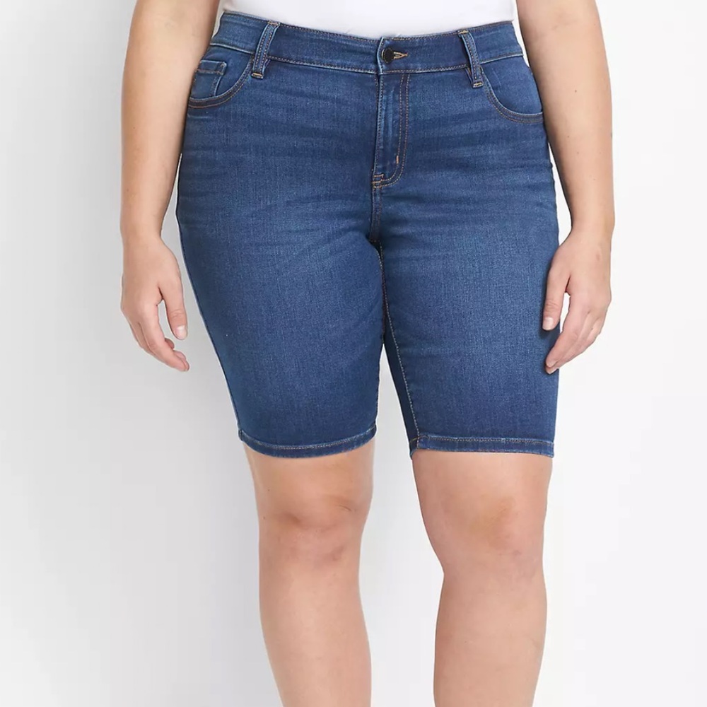 Lane Bryant | Denim Bermuda Shorts (Curvy Fit)